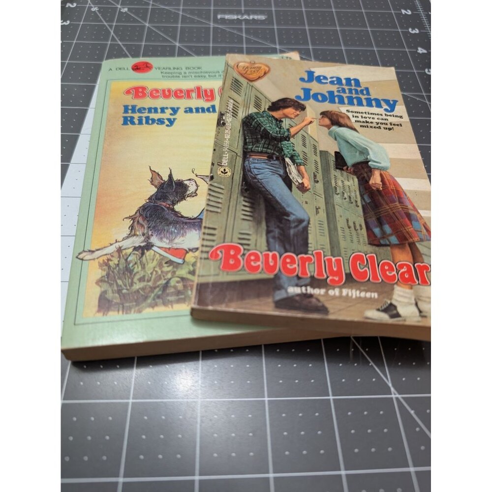 Beverly Clery 1980s lot of 2 Jean & Johnny / Henry & Risby Dell Publisher vtg